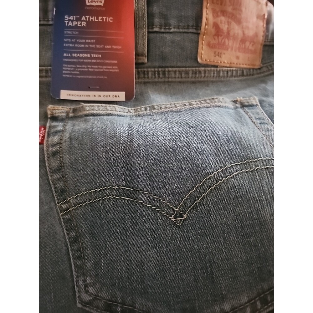 Levi's 541 Athletic Taper Jeans Stretch Big & Tall 54X32 New NWT L100 Comfort